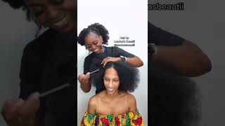 Natural Hair Bride without Extensions | Bridal Natural Hairstyles