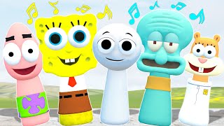 NEW SPONGEBOB SPRUNKI FAMILY from BIKINI BOTTOM in Garry's Mod!