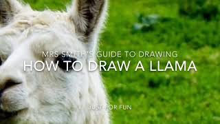 Mrs Smith's guide to drawing a llama