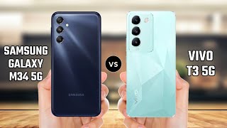 Samsung Galaxy M34 5G vs Vivo T3 5G