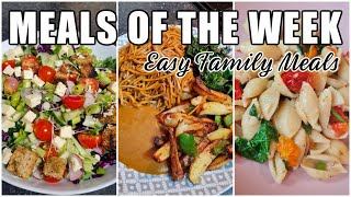 MEALS OF THE WEEK | FAMILY FOODS | RECIPES | MEAT FREE MEAL IDEAS | EASY HOMEMADE FOOD |