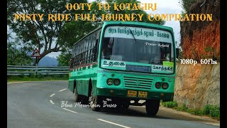 Cabin Ride to Heaven Tnstc-covai [Ooty to Kotagiri] Full Bus Journey Compilation_500+Subscribers spl