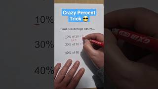 Find Percentages in Seconds | Percentage Problems - Shortcuts & Tricks #percents #mathhack #maths