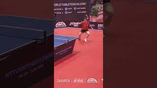 Fan Zhendong Topspins against Lin Gaoyuan wtt Contender Zagreb 2023