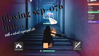 Playing scp-076 but... with a actual organized server ! // scp site roleplay roblox