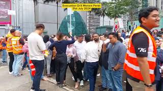 Knight Frank Property Management: Evacuation Drill at Menara Perak 31/07/2024