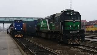 HŽ Class 2044 shunting passenger coaches from train B703(last arrival on 20th December 2020)