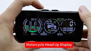 ALicar F3 Motorcycle Head Up Display GPS HUD tire pressure monitor Speedometer Waterproof slop meter