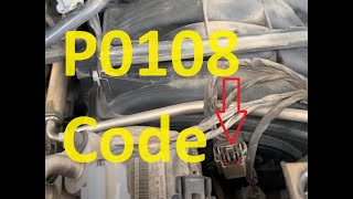 Causes and Fixes P0108 Code: Manifold Absolute Pressure/Barometric Pressure High