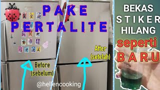 Bekas Stiker Susah Hilang? Cara Mudah Hilangkan Bekas Stiker dengan PERTALITE