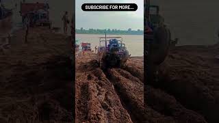 River Cleaning By Tractors ! #shorts #viral #tractor #tractorvideo