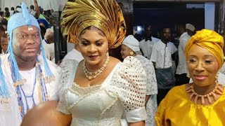 OONI OF IFE AND HIS BEAUTIFUL WIVES OLORI ADERONKE AND TOBILOBA STORM OLOJO SPECIAL PARTY CEREMONY