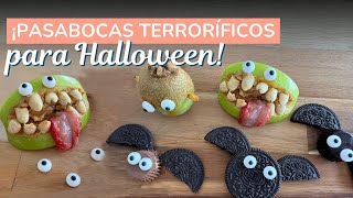 ¡Crea Pasabocas de Monstruitos y Murciélagos para Halloween! 🎃🦇 | Receta Fácil y Divertida