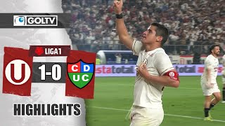 ANOTA CORZO Y LA U ES PUNTERO | Universitario 1 - 0 Union Comercio | GOLES | Liga 1 Perú