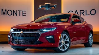 WOW! 2025 Chevy Monte Carlo SS Official Reveal - A Modern Classic Reborn!