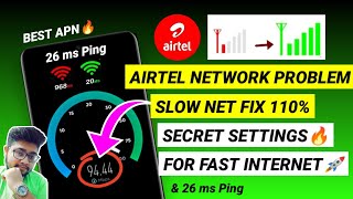 Airtel APN Settings 4G/5G | Airtel Network Problem Solution | Airtel Internet Speed Problem |Net Fix