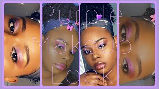 Full Face $1 Makeup From #ShopMissA | Purple Makeup Look 💜 | Gabrielle Ariana