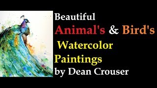 Simple and Beautiful Watercolor Paintings by Dean Crouser