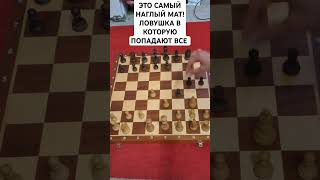 Самая сильная ЛОВУШКА! Шахматы МАТ в дебюте #chess #шахматы