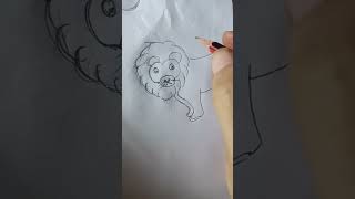 How to make easy tiger sketch drawing#art  #trendingshorts#shorts#oldtownroad