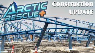 SeaWorld San Diego Arctic Rescue Roller Coaster March 2023 Construction Update