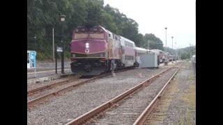 HD Rare MBTA Triple Draft Set works in the Bradford Layover yard September 2023