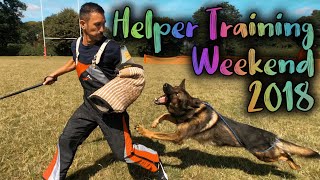 GSDL Schutzhund Decoy IPO Helper Licensing And Training Weekend 2018