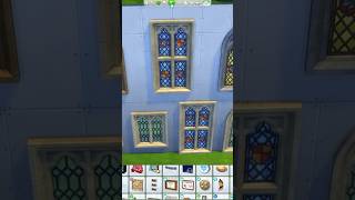 Stained glass windows perfect for your castles! #sims4 #thesims4 #castleestatekit