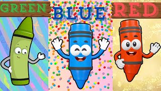 Learn Colors with Crayons | Fun Color Identification for Kids! # learn #rhyme #rhymes #colour #kids