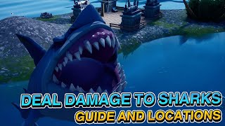 DEAL DAMAGE TO LOOT SHARKS - Guide + Locations - Fortnite Chapter 2 Season 3