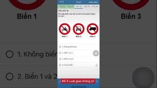 Đề số 5 phần 1 - Ôn Thi Luật Giao Thông Đường Bộ 600 câu - Sát Hạch Lái Xe ô tô hạng B1 B2