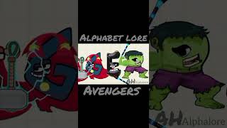 Alphabet lore but it's avengers #alphabetlore #avengers #shorts #abcdefghijklmnopqrstuvwxyz