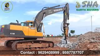 VOLVO 210 D # HARD ROCK EXCAVATION # SNA EARTH MOVERS