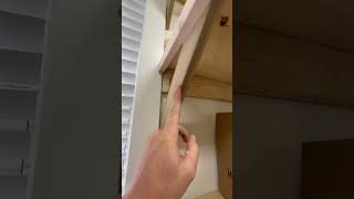 DIY wood laundry room shelf idea. Pine and poplar. Simple and inexpensive