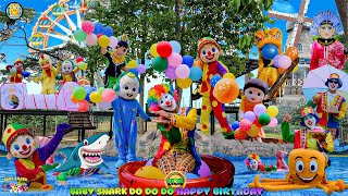 TERBARU🔴BABY SHARK SONG LYRICS MIX BIRTHDAY SONG LYRICS SPESIAL ONDEL BADUT LUCU BADUT ULANG TAHUN