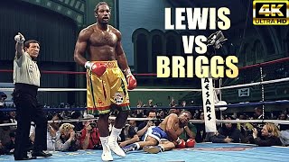 Lennox Lewis vs Shannon Briggs | KNOCKOUT Legendary Boxing Fight | 4K Ultra HD