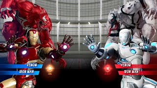 Venom Iron Man (Red) vs. Venom Iron Man (White) [Very Hard] - Marvel vs Capcom Infinite