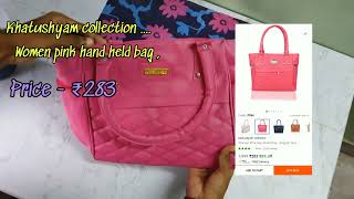 Flipkart handbags haul under ₹500/Sling bags & shoulder bags haul / Flipkart handbags review/ ₹280💥