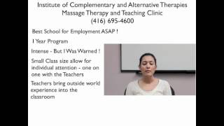 Massage Therapy School in Toronto - Student Testimonial