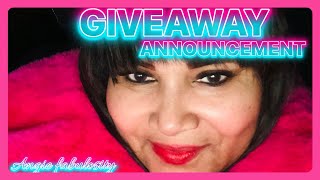 Giveaway Announcement | Fabulosity For You