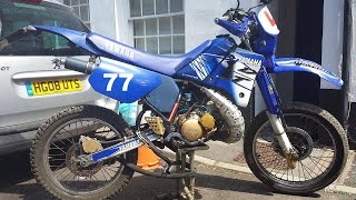 DT125 R |  Ride out Through Woods and on Trails | camera Testing | gopro | Greenlaning enduro