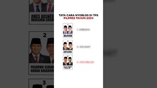 Tata cara mencoblos yang bener di TPS! #PresidenAnakMuda #MomentumAnakMuda #JagaBonusDemografi