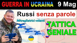 9 Mag: INNOVAZIONE: Mitragliatrici Volanti Ucraine, PER ASSALTE LE POSIZIONI RUSSE | Guerra Ucraina