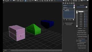 3D Max tutorial - Morph modifier