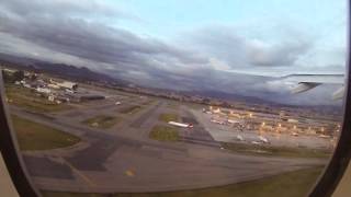 Take off from Bogota in an Airbus A330-200 TAP Portugal