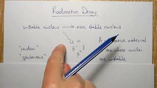 Wk5 Wed1: Radioactive decay