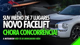 Outlander 2023 | 3º Geração com Facelift e 7 Lugares | Lançamento Mitsubishi