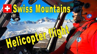 Switzerland | Helicopter flight over the Swiss Alps