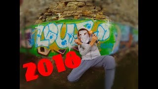 THE FIRST GRAFFITI OF 2018 - lou10 [GOPRO]