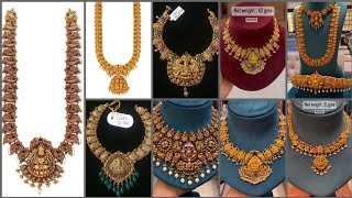 New Trendy necklace designs for women under 50 grams|| Bridal Gold Necklace designs for bride #gold